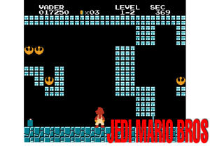 Jedi Mario Bros (SMB1 Hack) Cover